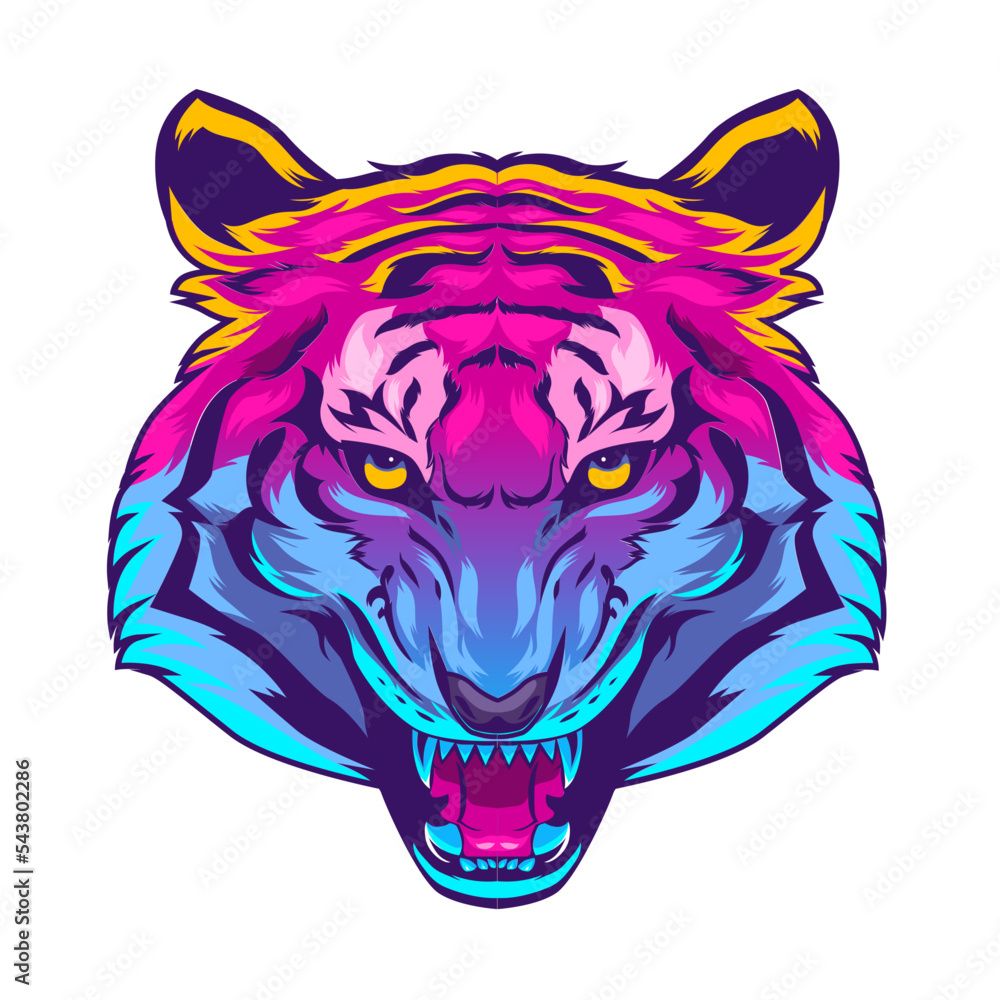Obraz premium tiger illustration