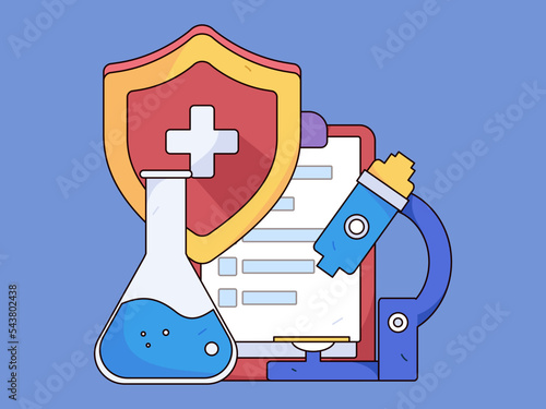 Doctor epidemic prevention and anti epidemic flat vector concept operation illustration
