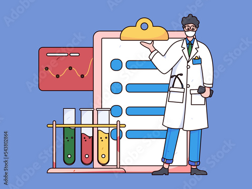 Doctor epidemic prevention and anti epidemic flat vector concept operation illustration
