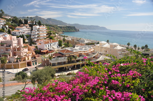 View of the city Nerja (Spain)