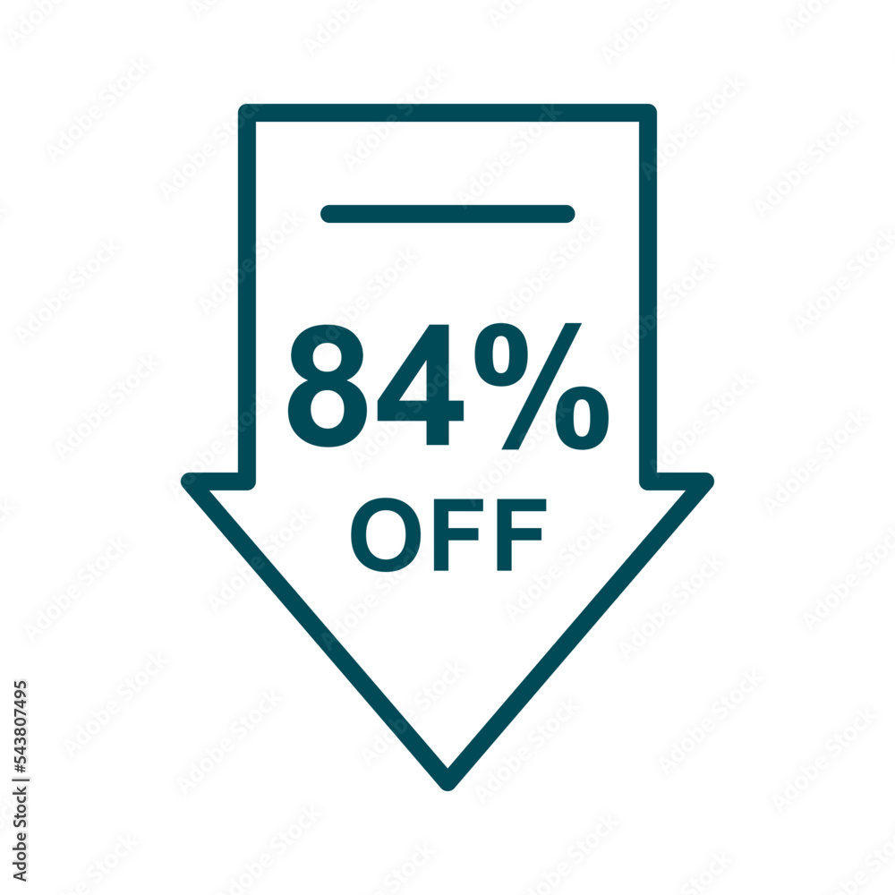 Discount offer icon vector design templates Discount offer icon vector design templates