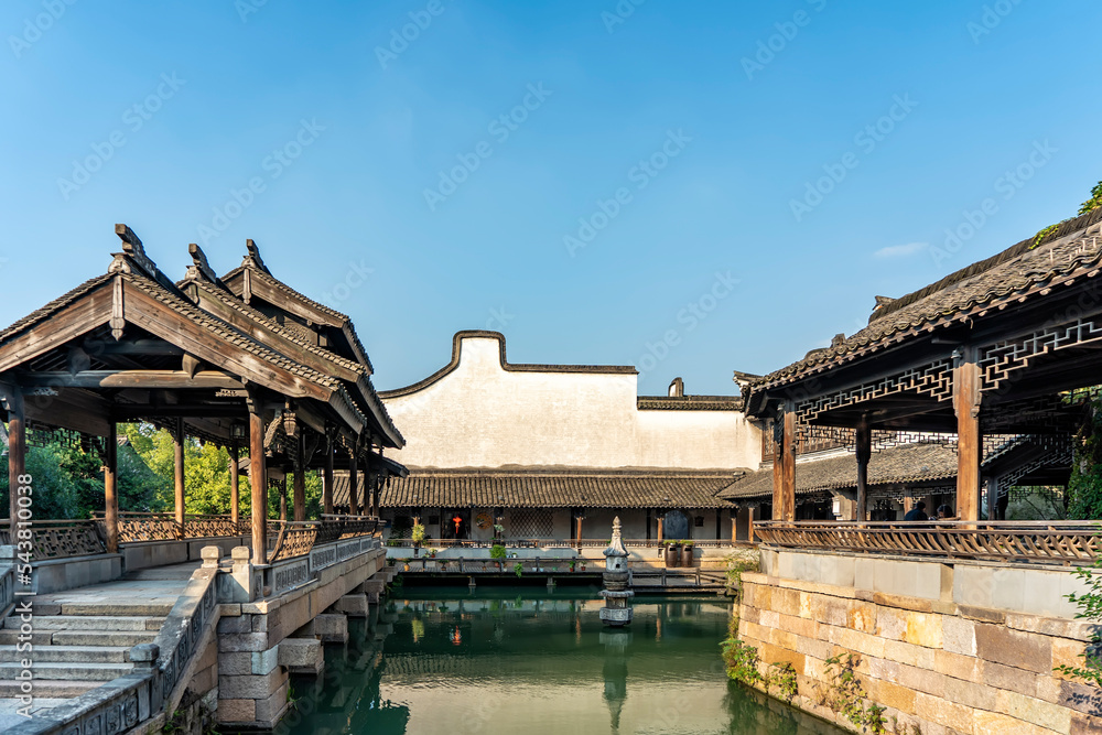Close-up of the scenery of Wuzhen, China Close-up of the scenery of Wuzhen, China