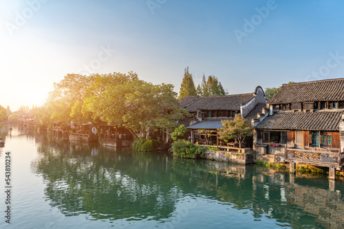 Close-up of the scenery of Wuzhen, China