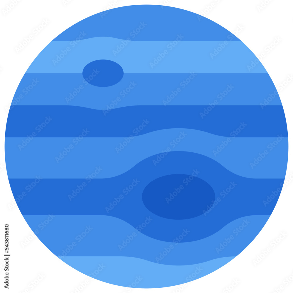 neptune flat icon neptune flat icon