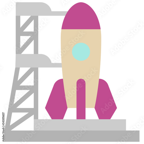 launch pad flat icon
