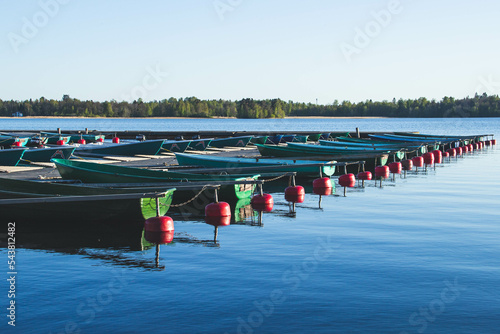 boats on the dock