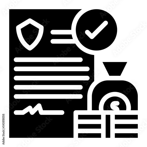 claim  insurance protection icon