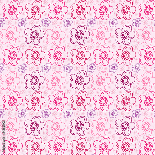 Delicate floral background. Pink, small