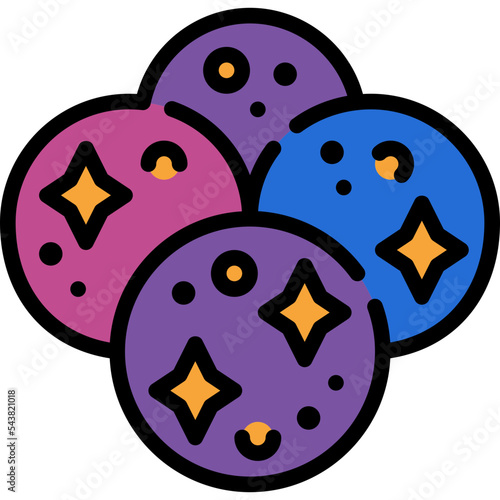 multiverse filled outline icon