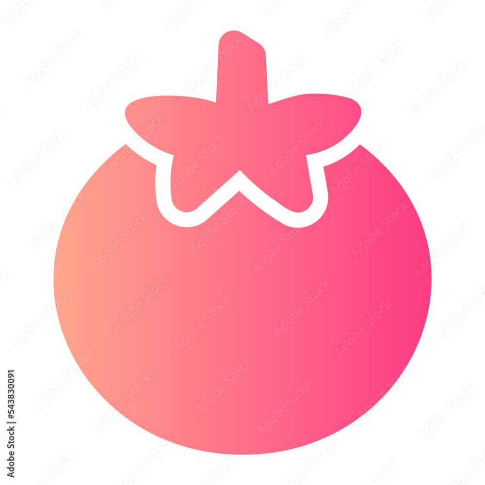 tomato gradient icon tomato gradient icon