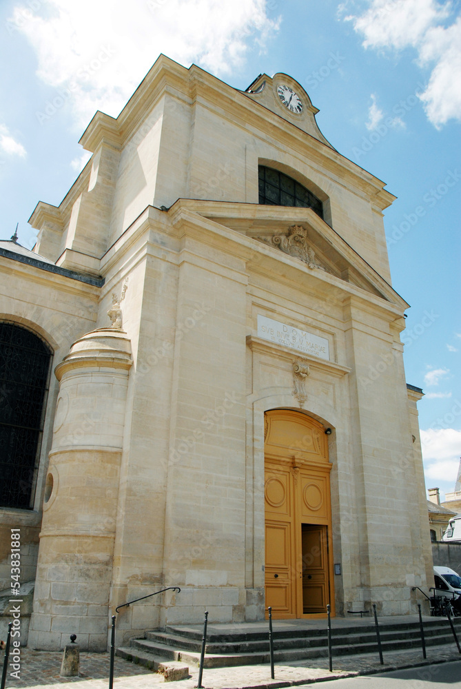 Eglise Notre-Dame de l'Assomption, ville de Chantilly, Oise, France