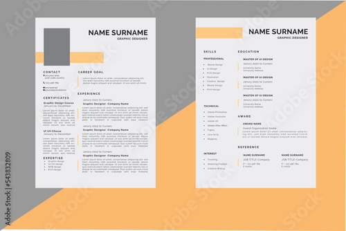 Modern CV/Resume Template 