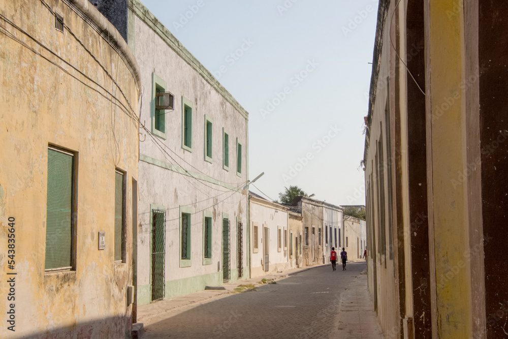 Street in the Stone Town of the Island of Mozambique