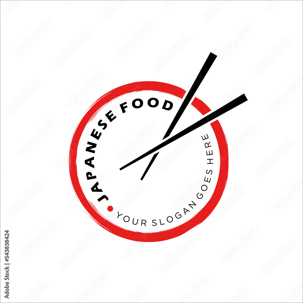 Chopstick Swoosh Bowl Oriental Japan Cuisine, Sushi logo japanese food restaurant design inspiration template Chopstick Swoosh Bowl Oriental Japan Cuisine, Sushi logo japanese food restaurant design inspiration template