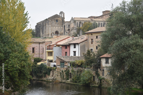 Estella, Spain - 30 Oct, 2022: The picturesque medieval town of Estella, Navarre, in northern Spain