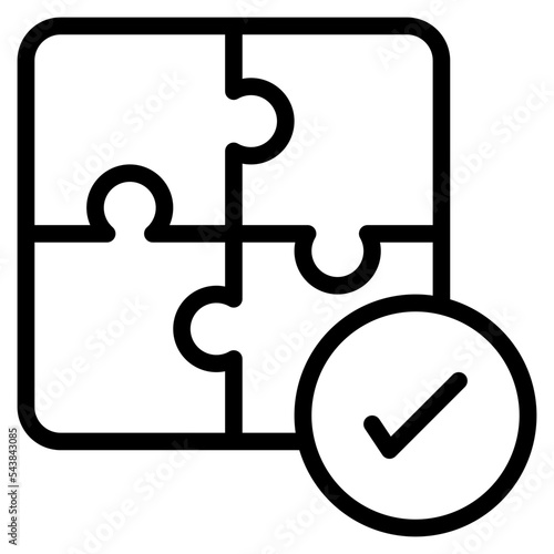 puzzle successful icon