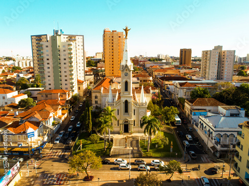 Uberaba, Minas Gerais, Brazil, August , 2022 -Metropolitan Cathedral of Uberaba , in this year the city was considered due to its great importance in historical finds and archaeological sites