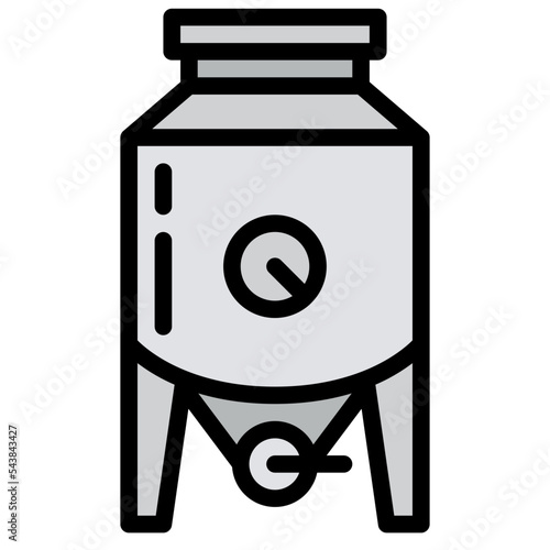 fermentation winery wine making icon