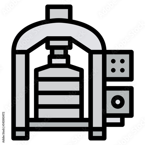 pressing winery wine making icon