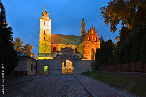 Roman Catholic Collegiate Church st. Martin in Opatow. The monument of Romanesque architecture. Poland