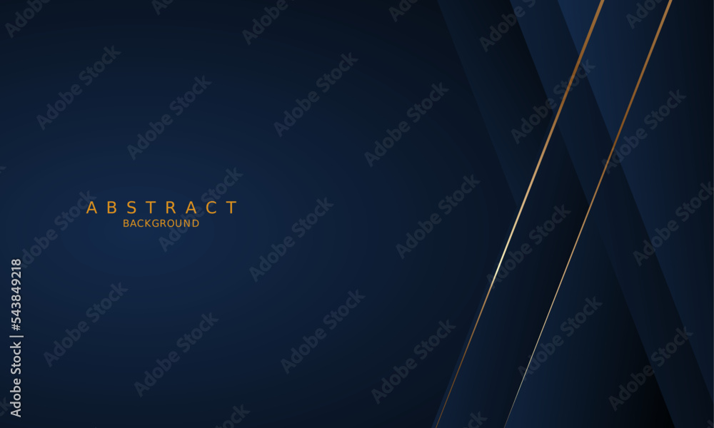 dark blue luxury premium background and gold line. dark blue luxury premium background and gold line.