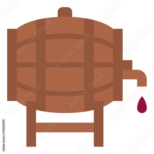 barrel winery wine making icon
