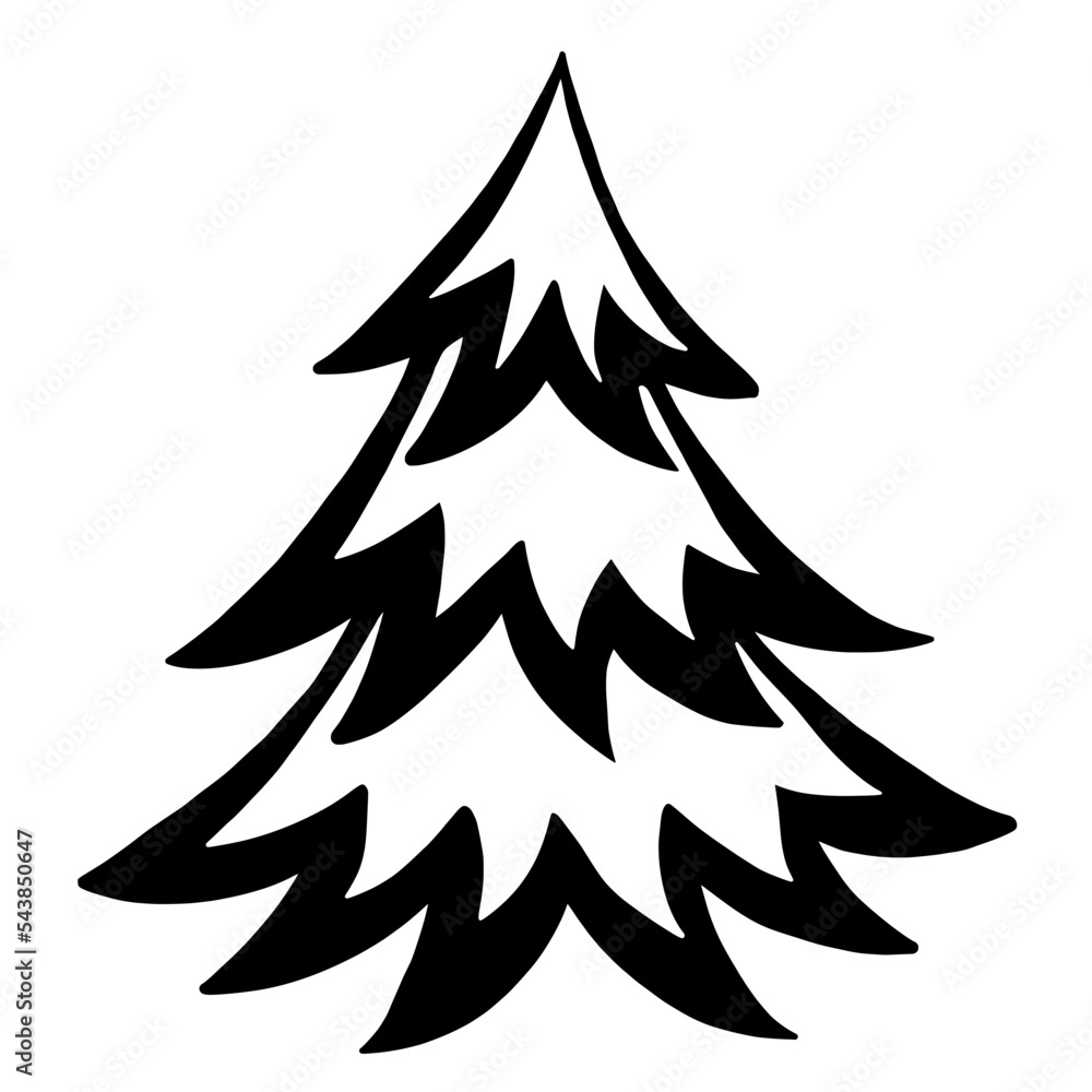 Obraz premium vector christmas tree