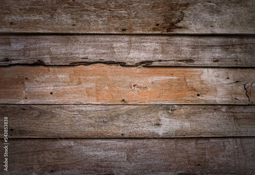 old brown horizontal plank wall texture background