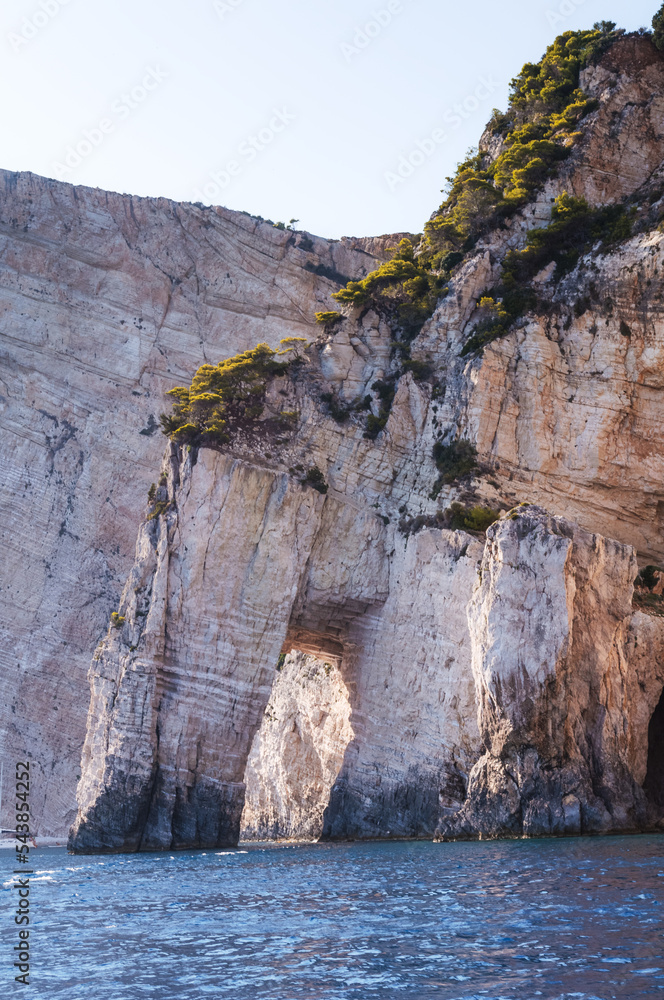 Blue caves on Zakynthos island - Greece Blue caves on Zakynthos island - Greece