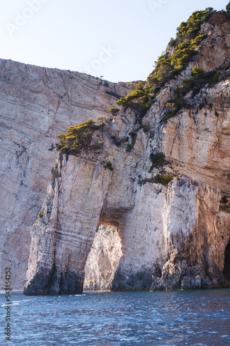 Błękitne jaskinie na wyspie Zakynthos - Grecja