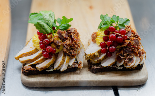 Photography A sandwich. Big sandwich with meat.