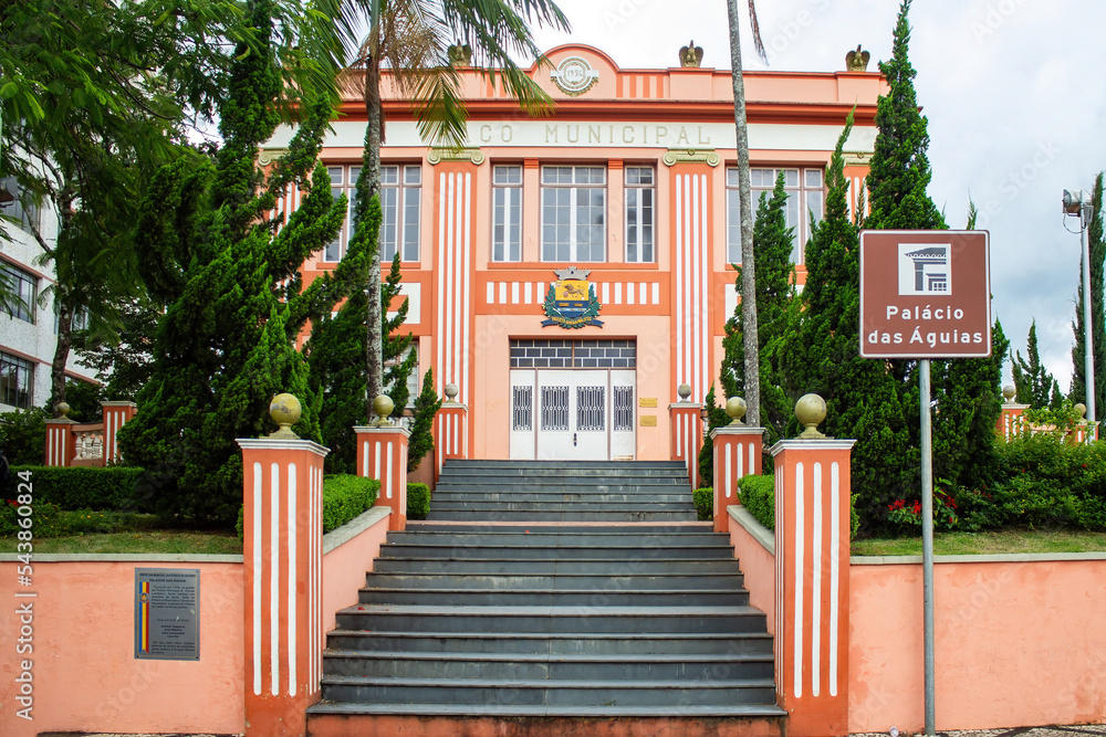 City hall of the city of Socorro in the countryside of the state of Sao Paulo