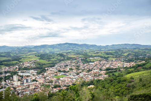 Aerial view of the city of Socorro in the state of Sao Paulo, Brazil