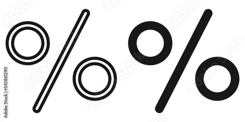 ofvs220 OutlineFilledVectorSign ofvs - percent vector icon . percentage sign . special offer . discount . isolated transparent . black outline filled version . AI 10 / EPS 10 . g11560