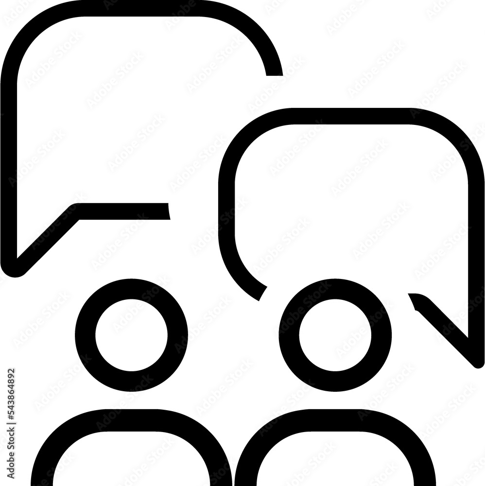 Talking People Icon communication. Chat Talking People Icon communication. Chat