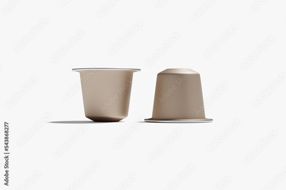 Coffee capsules for background. 3D Render Coffee capsules for background. 3D Render