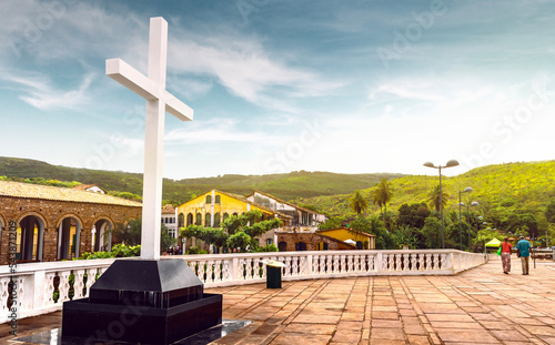 City view from the city of Lencois, state of Bahia. Chapada Diamantina.