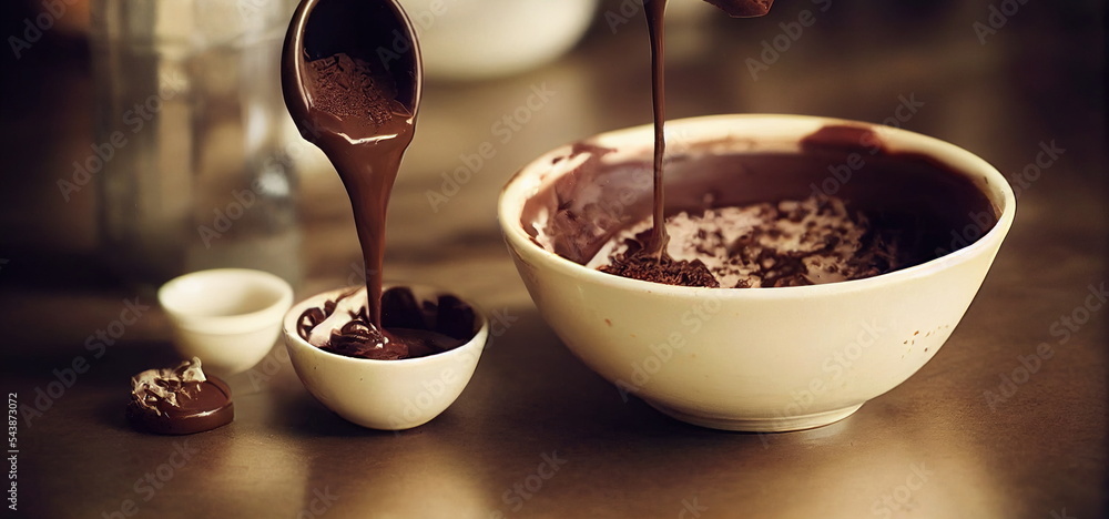 yummy chocolate cooking process 3d Illustration, chocolate milk bar yummy chocolate cooking process 3d Illustration, chocolate milk bar