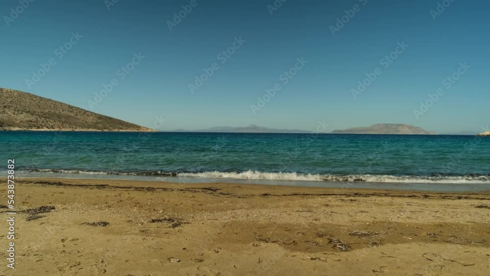 The amazing turquoise beach of Agia Theodoti in Ios Greece The amazing turquoise beach of Agia Theodoti in Ios Greece