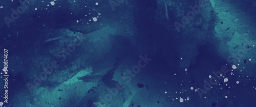 Watercolor on deep dark paper background. Vivid textured aquarelle painted lightning night sky and thunder storm, smoke texture vector illustration. Light ink canvas for modern creative grunge design.