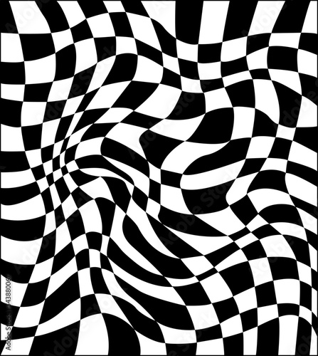 Checkered Groovy Backgrounds. Y2k cool groovy backgrounds. Retro pop 70s cute black and white backdrop. Seventies psychedelic pattern wallpaper. Funky Minimal Geometric 