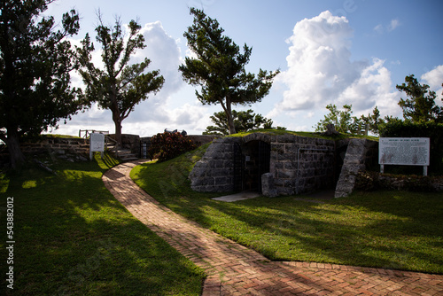Beautiful views around Scaur Hill Fort in Bermuda photo