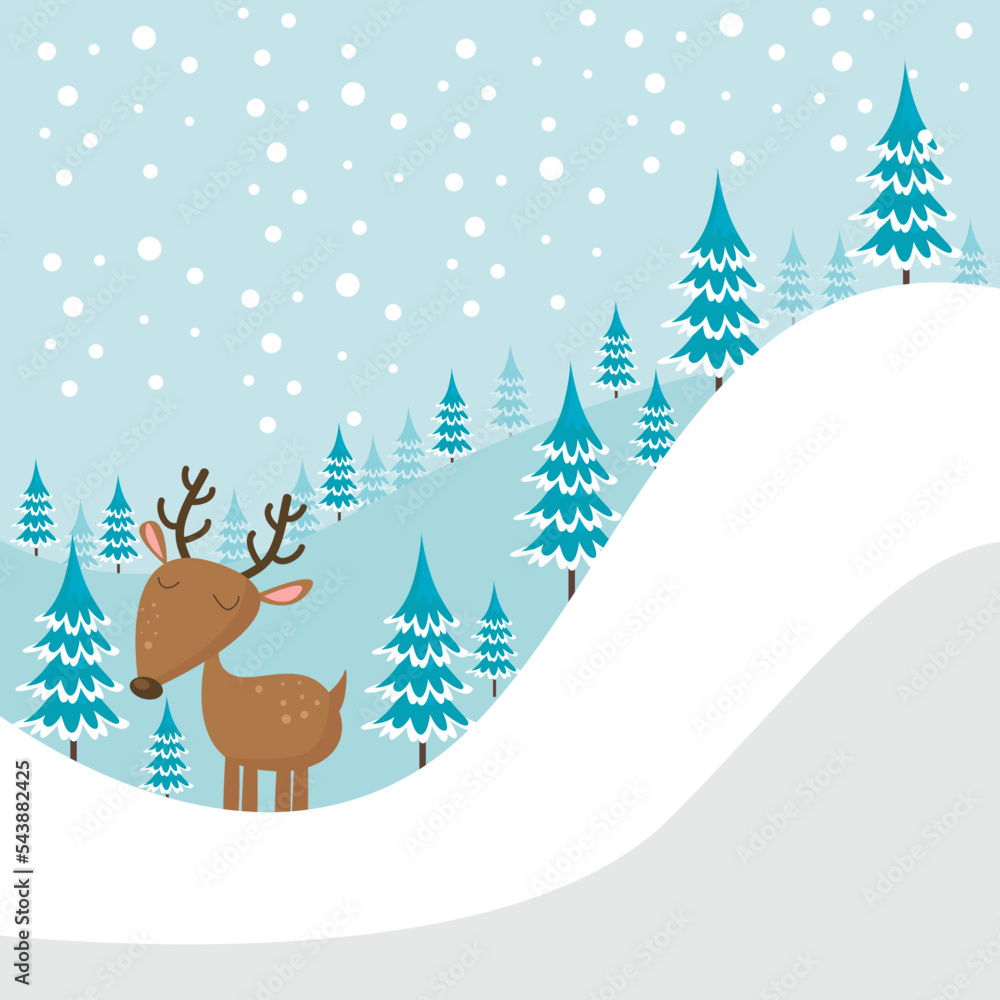 Modern abstract winter background suitable for winter wedding and merry christmas card Modern abstract winter background suitable for winter wedding and merry christmas card