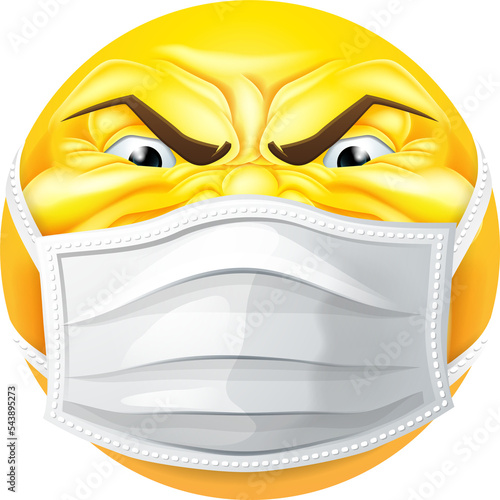 Angry Emoticon Emoji PPE Me...