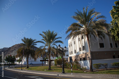 Muscat, Oman - March 05,2019 : View on the old town Muttrah which is located in the Muscat governorate of Oman.  © A1
