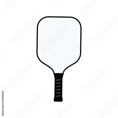 Pickleball paddle front view