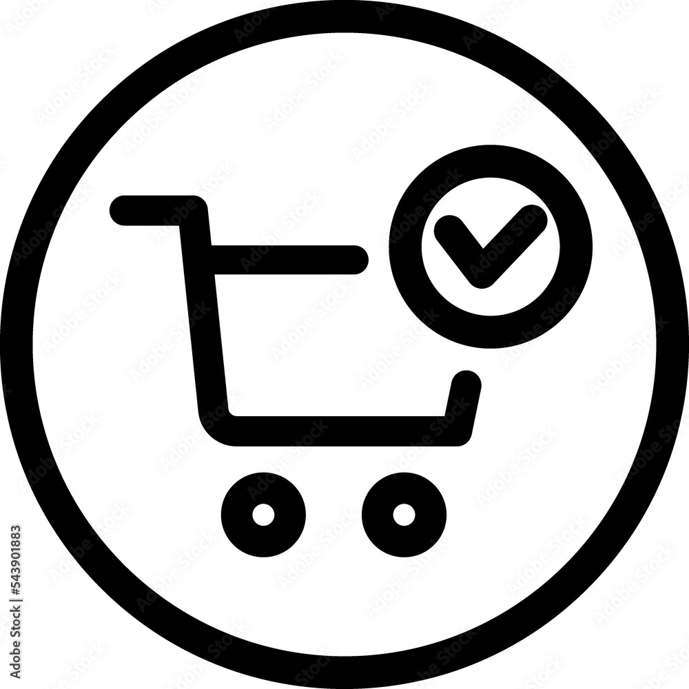 Shopping cart line icon. Supermarket, discount, e-commerce Shopping cart line icon. Supermarket, discount, e-commerce