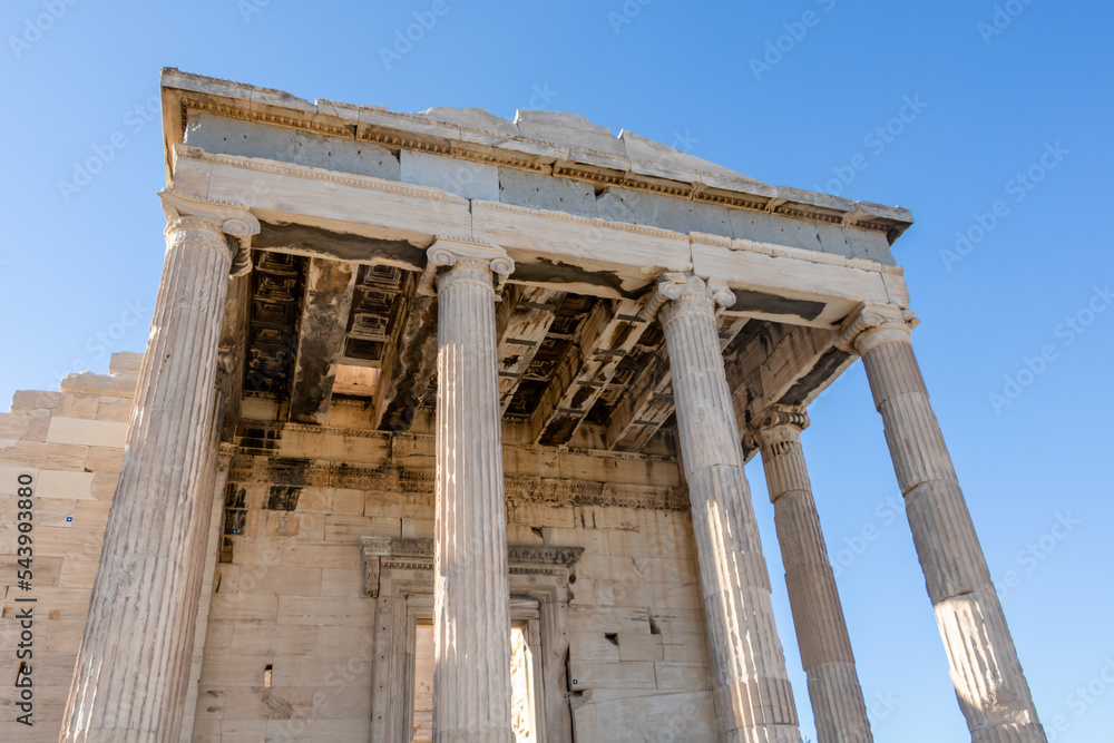 The Parthenon temple on the Athens Acropolis