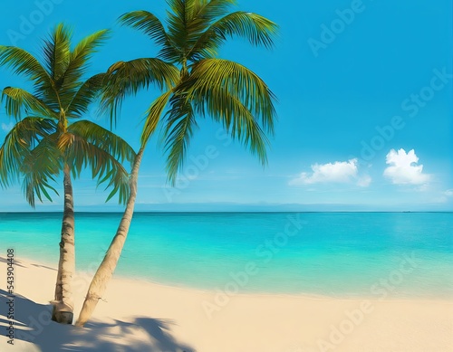 palm tree on the beach