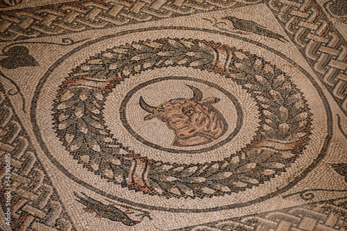 Villa del Casale, a Roman villa at Piazza Armerina, Enna, Sicily